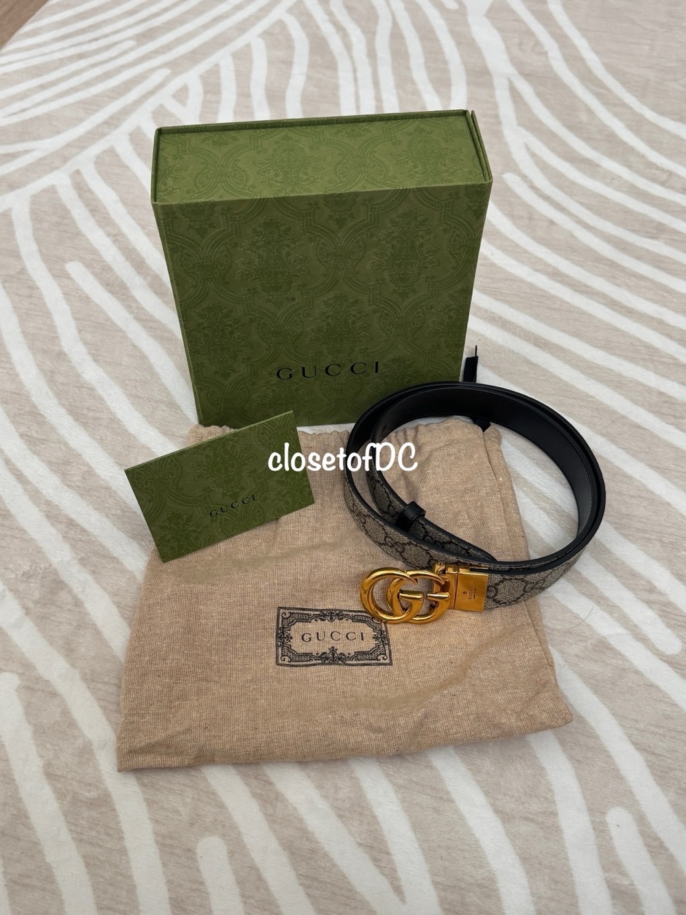 Gucci GG Marmont Reversible Belt